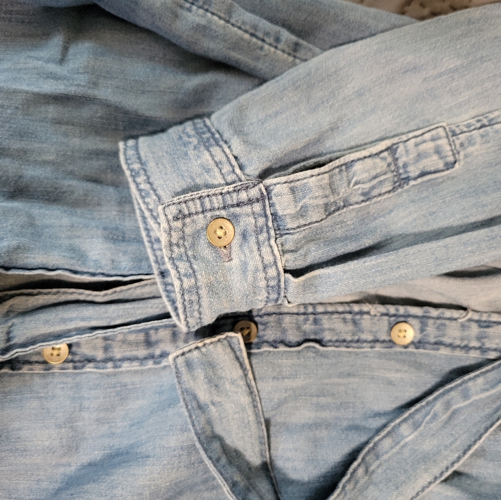 Gap denim shirt dress